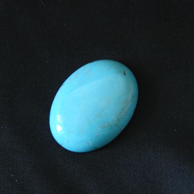 Blue Turquoise Cabochon 40x30mm
