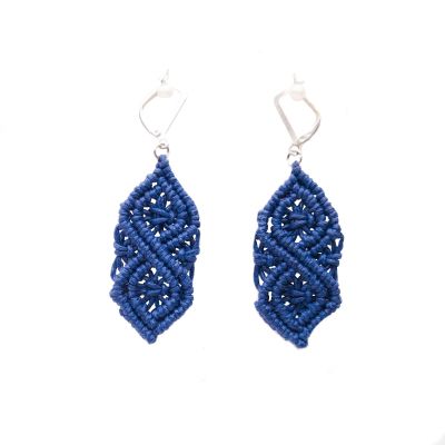 Beautiful Dark blue earrings